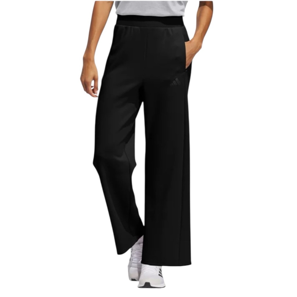 ADIDAS Women's Active Wide Leg Pants/Black In Small